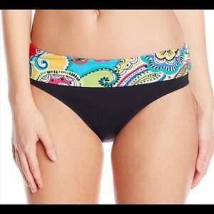 NWT Anne Cole Fold-over Bikini Bottom‎ Paisley